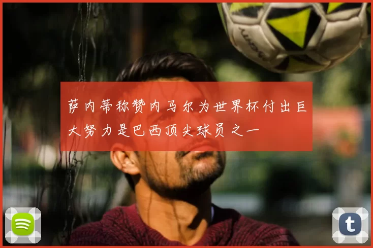 萨内蒂称赞内马尔为世界杯付出巨大努力是巴西顶尖球员之一
