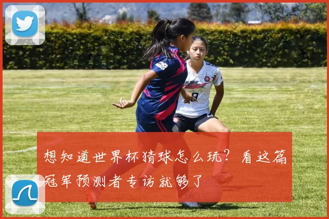 想知道世界杯猜球怎么玩？看这篇冠军预测者专访就够了